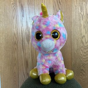 Jumbo Ty Beanie Boo Fantasia Multi Color Unicorn